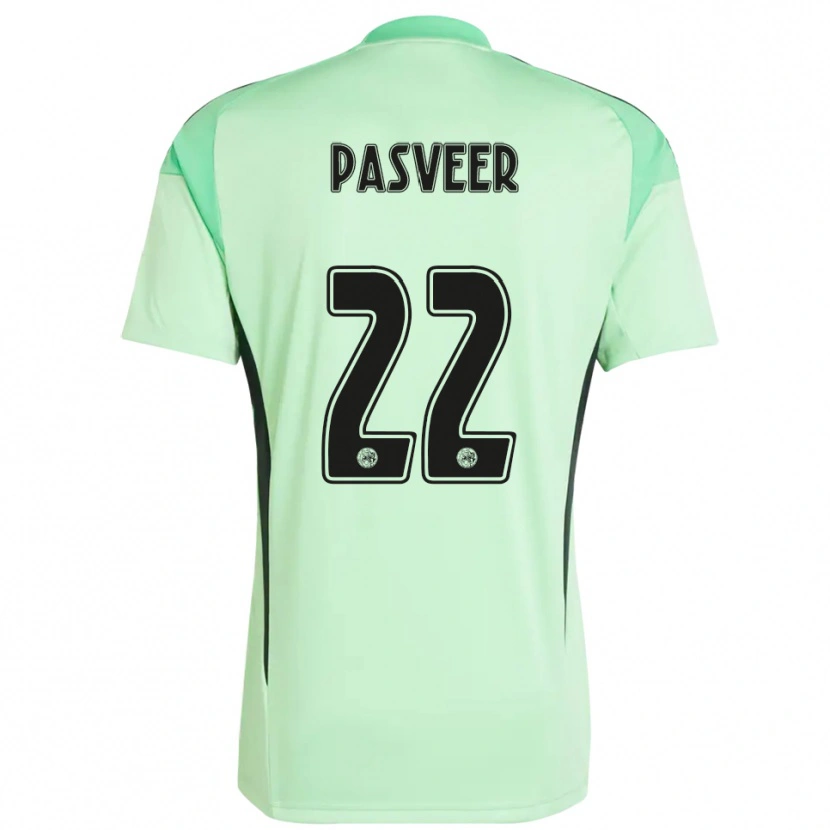 Danxen Kinderen Remko Pasveer #22 Lichtgroen Zwart Keepersshirt 2025/26 T-Shirt