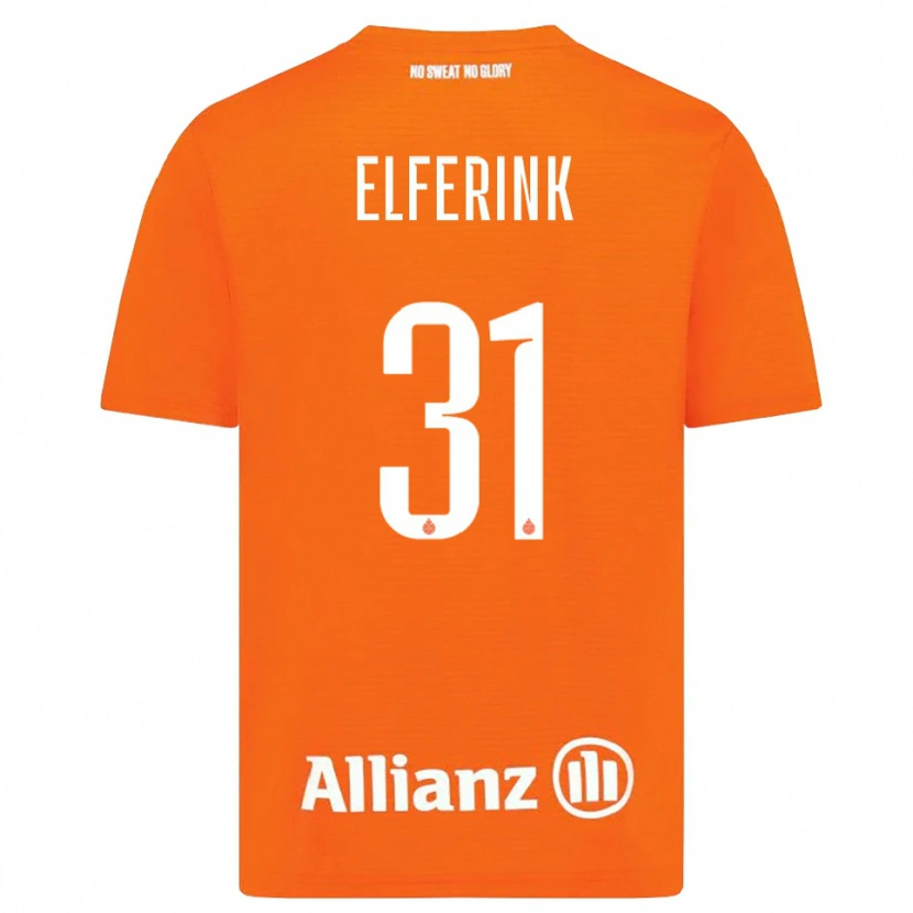 Danxen Kinderen Marie Elferink #31 Oranje Wit Keepersshirt 2025/26 T-Shirt