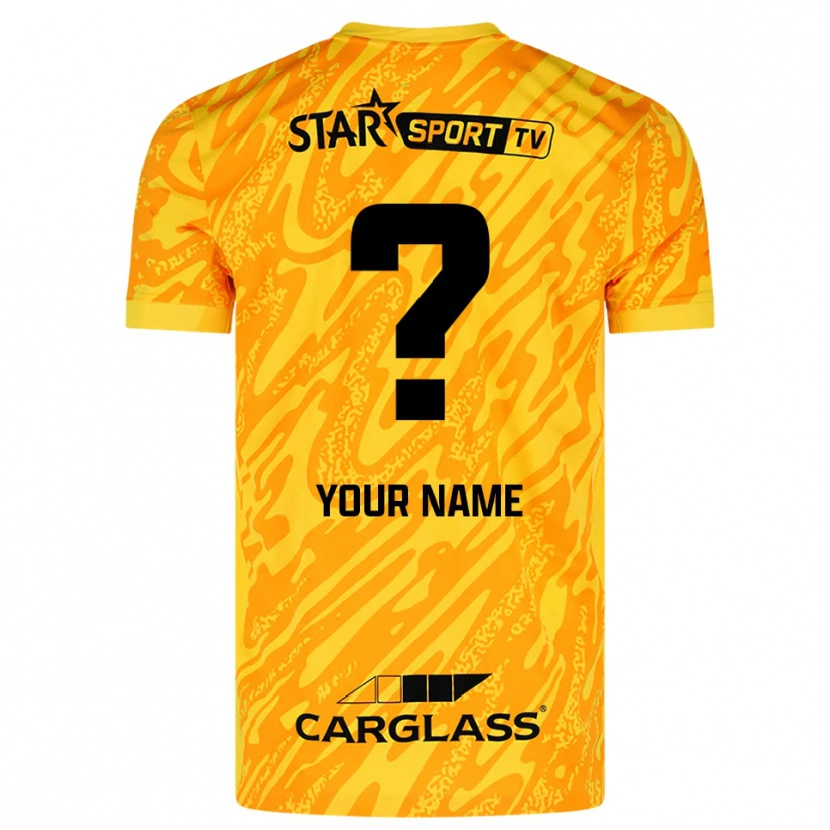 Danxen Kinderen KRC Genk Oranje Geel Zwart Keepersshirt 2025/26 T-Shirt