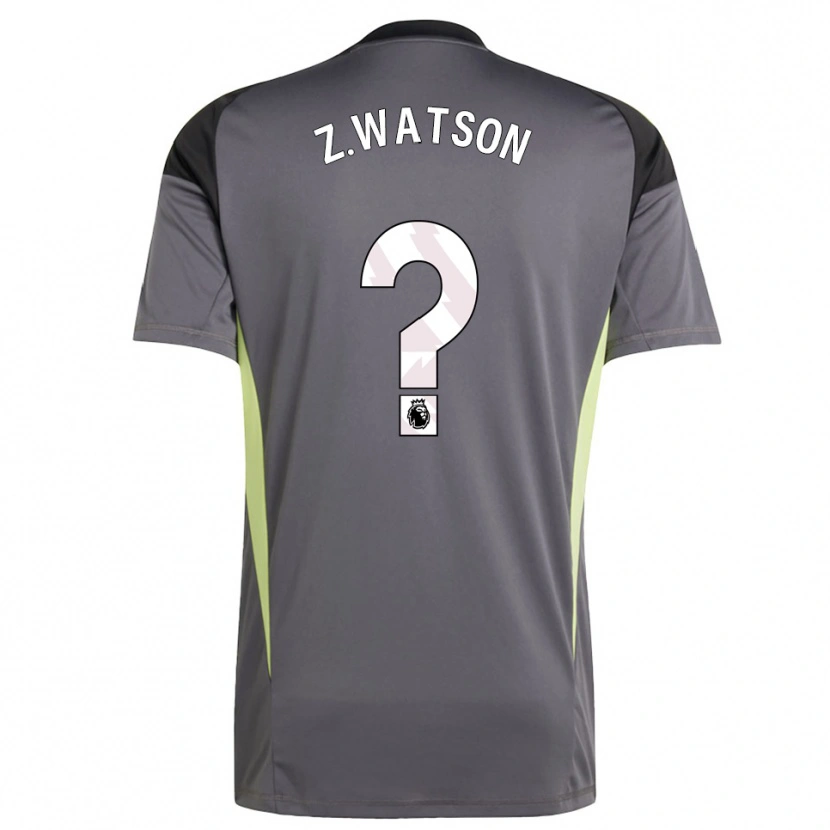 Danxen Kinderen Zac Watson #0 Donkergrijs Wit Keepersshirt 2025/26 T-Shirt