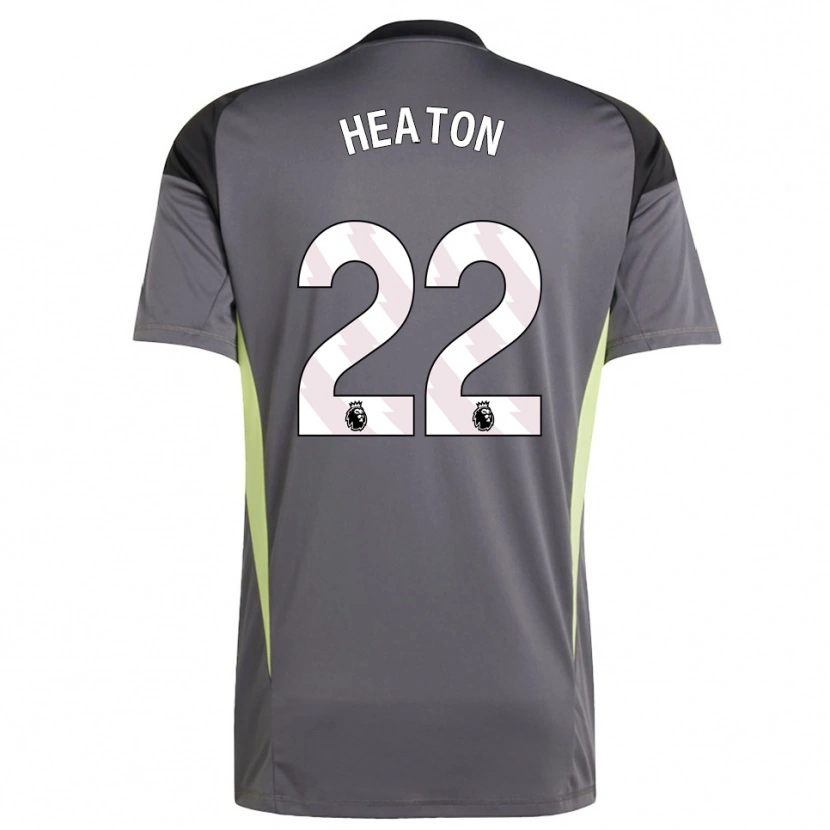 Danxen Kinderen Tom Heaton #22 Donkergrijs Wit Keepersshirt 2025/26 T-Shirt