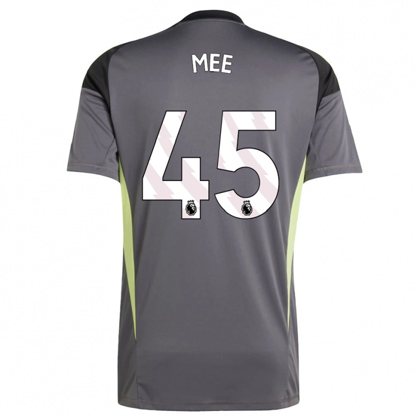 Danxen Kinderen Dermot Mee #45 Donkergrijs Wit Keepersshirt 2025/26 T-Shirt