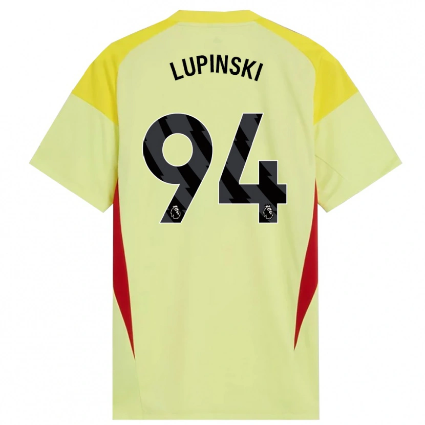 Danxen Kinderen Remi Lupinski #94 Geel Rood Zwart Keepersshirt 2025/26 T-Shirt