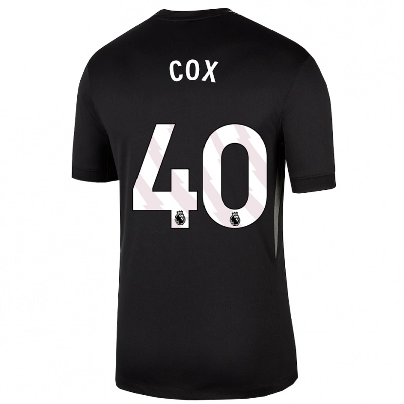 Danxen Kinderen Katie Cox #40 Zwart Wit Keepersshirt 2025/26 T-Shirt
