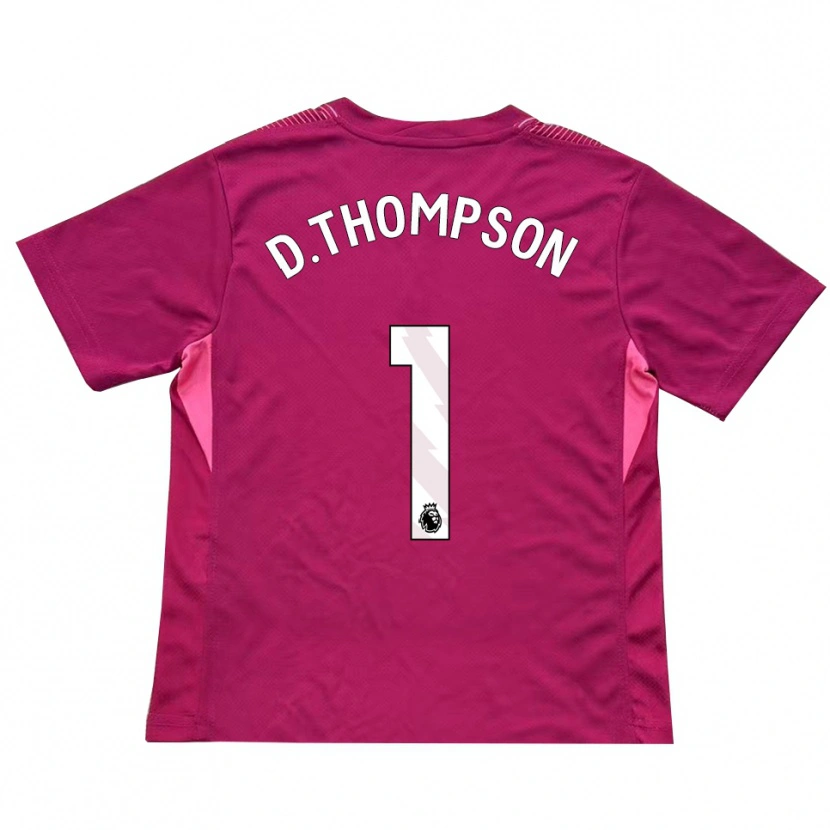 Danxen Kinderen Dylan Thompson #1 Roze Wit Keepersshirt 2025/26 T-Shirt