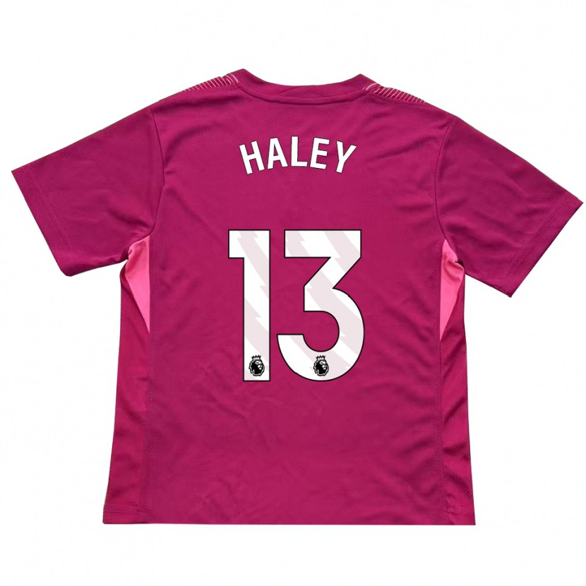 Danxen Kinderen Micah Haley #13 Roze Wit Keepersshirt 2025/26 T-Shirt