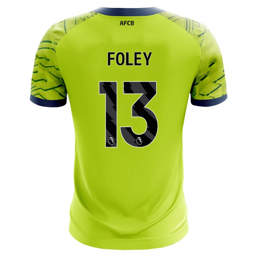 Danxen Kinderen Erin Foley #13 Groen Geel Keepersshirt 2025/26 T-Shirt