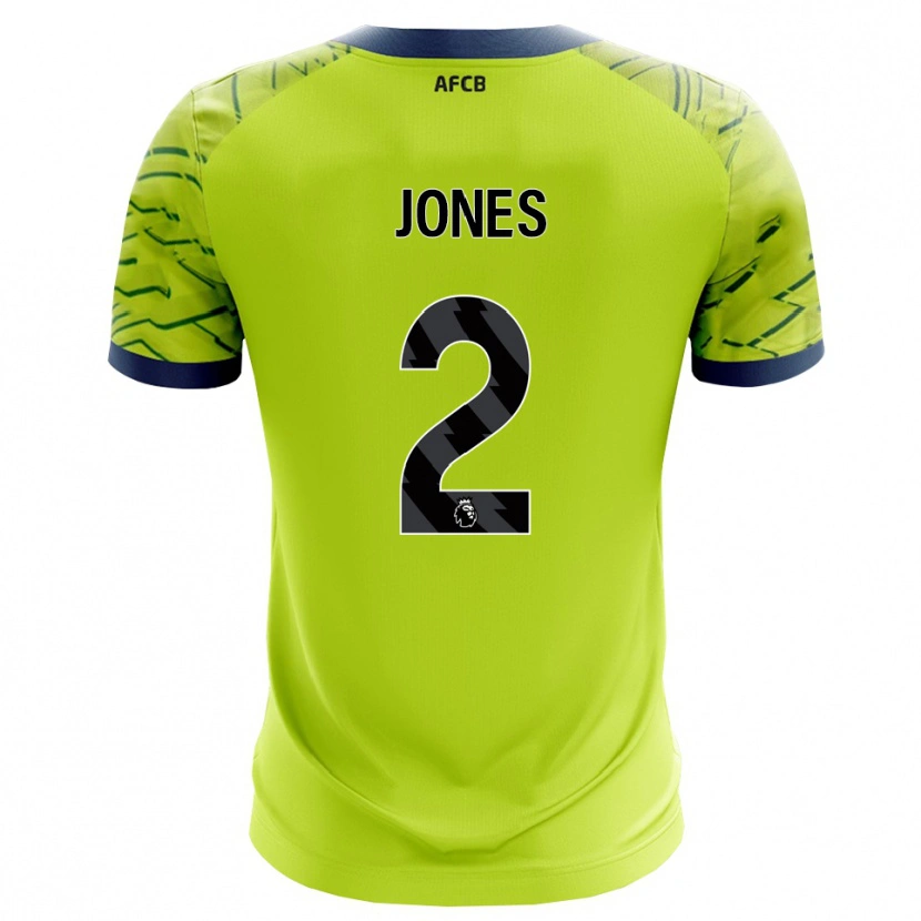 Danxen Kinderen Abby Jones #2 Groen Geel Keepersshirt 2025/26 T-Shirt