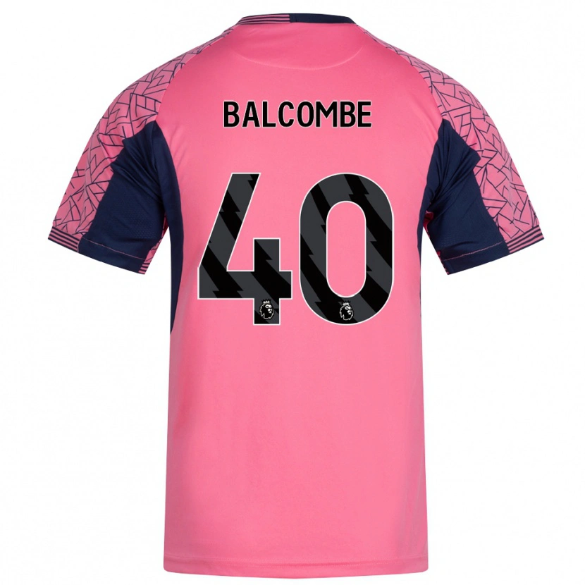 Danxen Kinderen Ellery Balcombe #40 Roze Zwart Keepersshirt 2025/26 T-Shirt