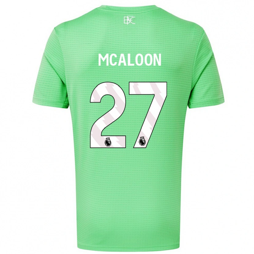 Danxen Kinderen Naoisha Mcaloon #27 Medium Groen Keepersshirt 2025/26 T-Shirt