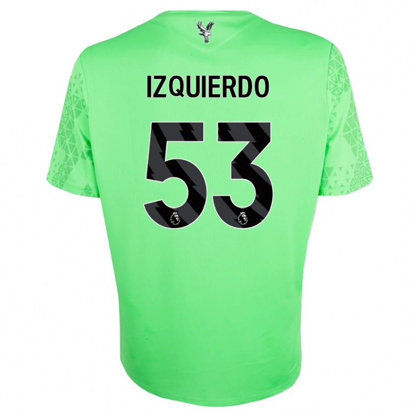 Danxen Kinderen Jackson Izquierdo #53 Groen Zwart Keepersshirt 2025/26 T-Shirt