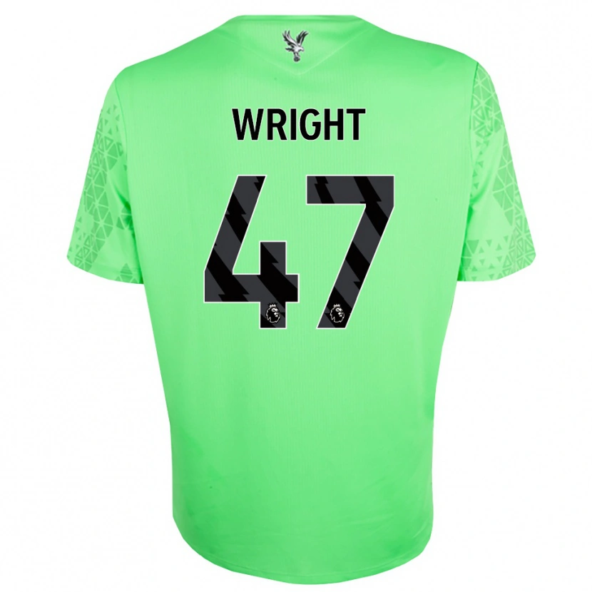 Danxen Kinderen Annis-Clara Wright #47 Groen Zwart Keepersshirt 2025/26 T-Shirt