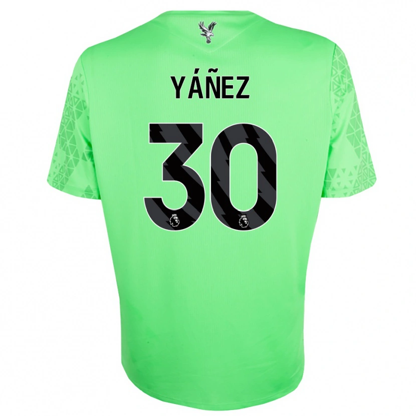 Danxen Kinderen Shae Yáñez #30 Groen Zwart Keepersshirt 2025/26 T-Shirt