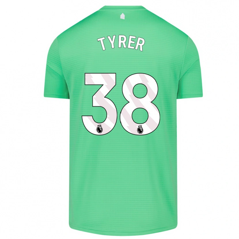 Danxen Kinderen Harry Tyrer #38 Medium Groen Keepersshirt 2025/26 T-Shirt