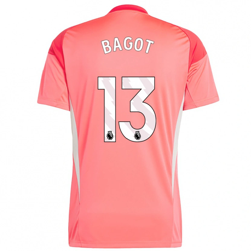 Danxen Kinderen Matthew Bagot #13 Rood Wit Keepersshirt 2025/26 T-Shirt