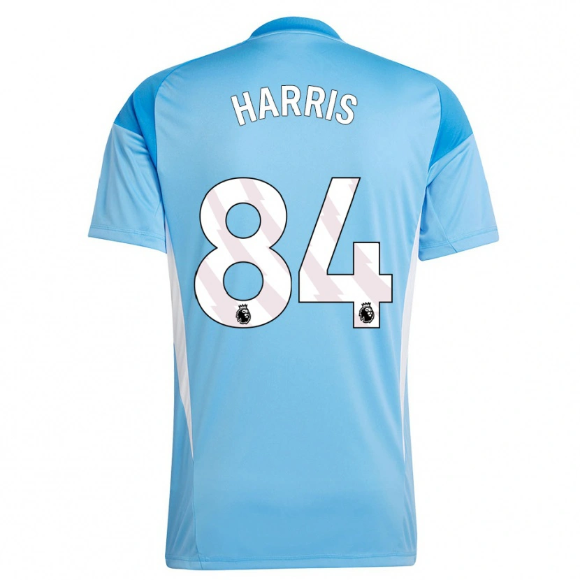 Danxen Kinderen Aidan Harris #84 Blauw Wit Keepersshirt 2025/26 T-Shirt