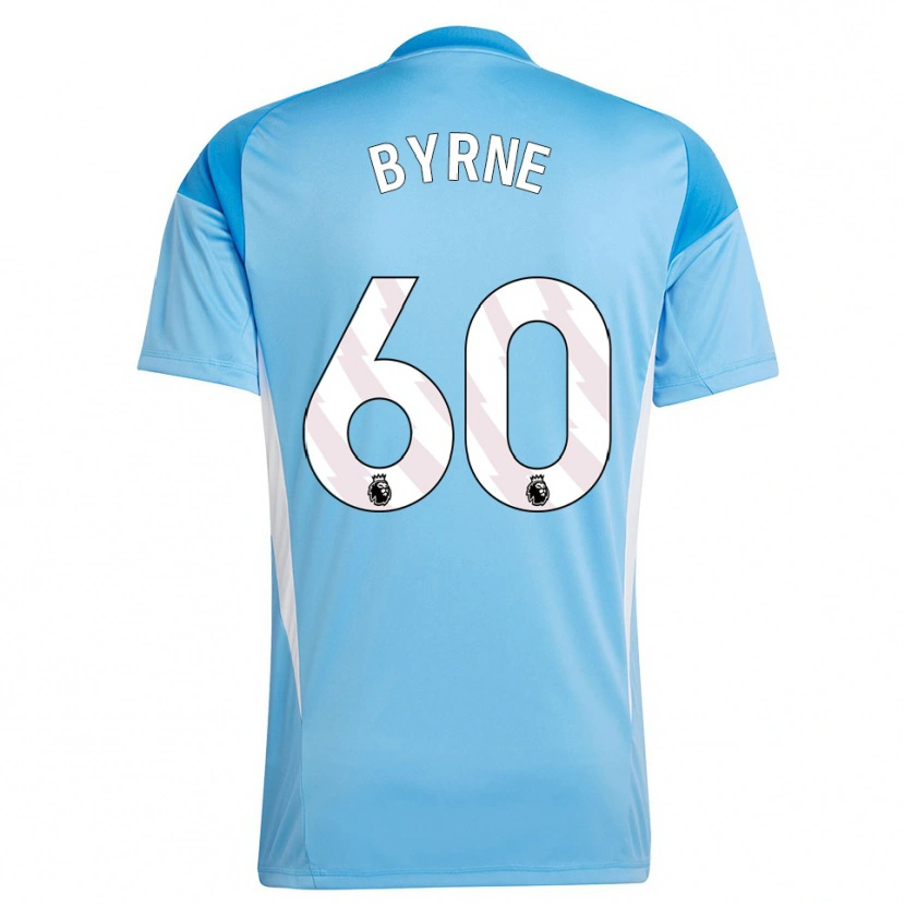 Danxen Kinderen Reece Byrne #60 Blauw Wit Keepersshirt 2025/26 T-Shirt
