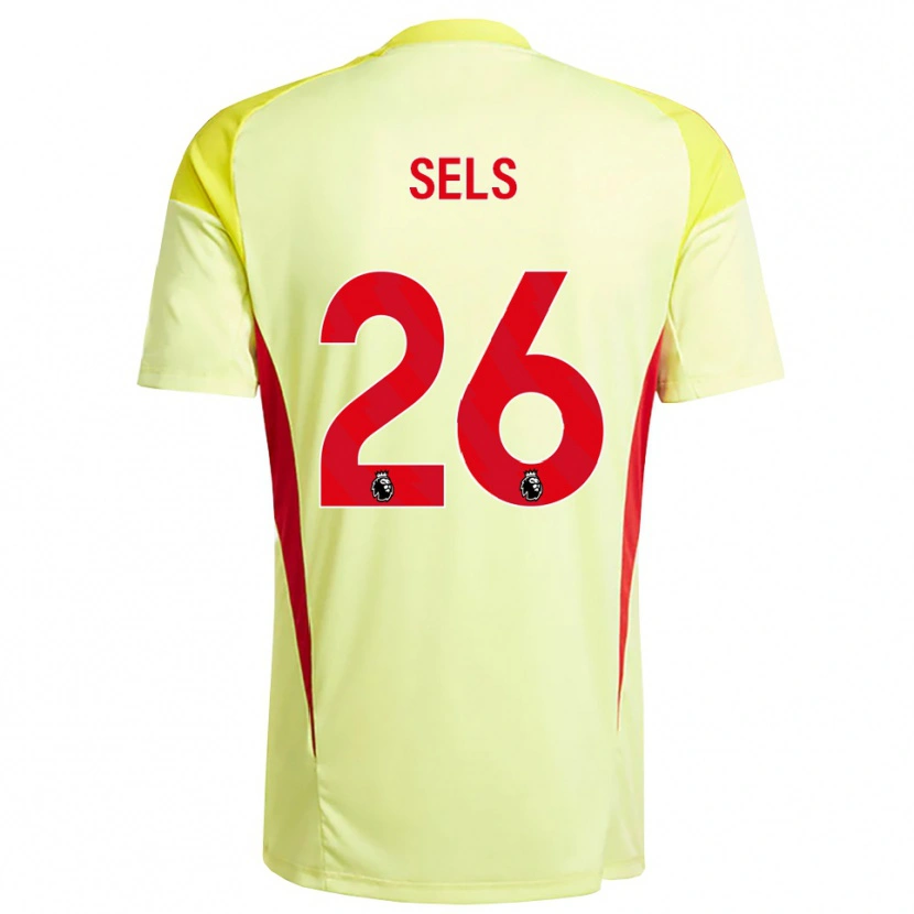 Danxen Kinderen Matz Sels #26 Lichtgeel Oranje Keepersshirt 2025/26 T-Shirt