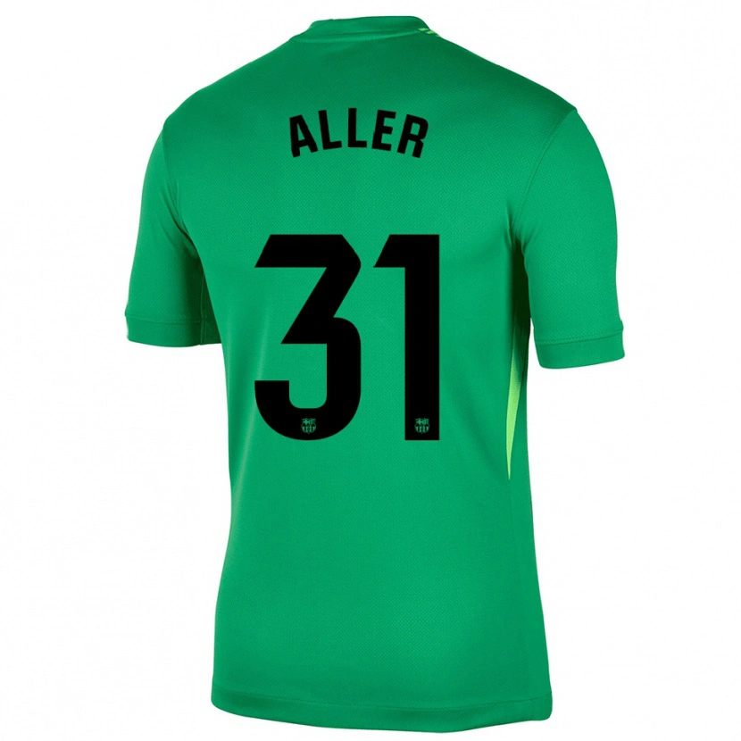 Danxen Kinderen Eder Aller #31 Groen Zwart Keepersshirt 2025/26 T-Shirt