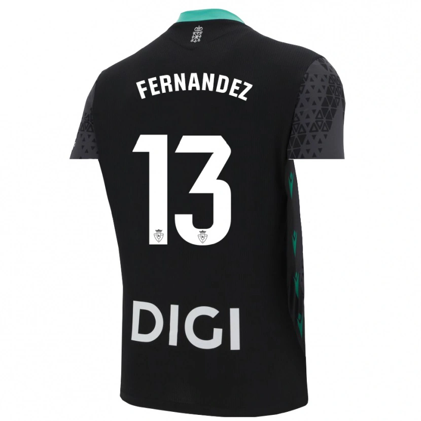 Danxen Kinderen Aitor Fernández #13 Donkergrijs Zwart Keepersshirt 2025/26 T-Shirt