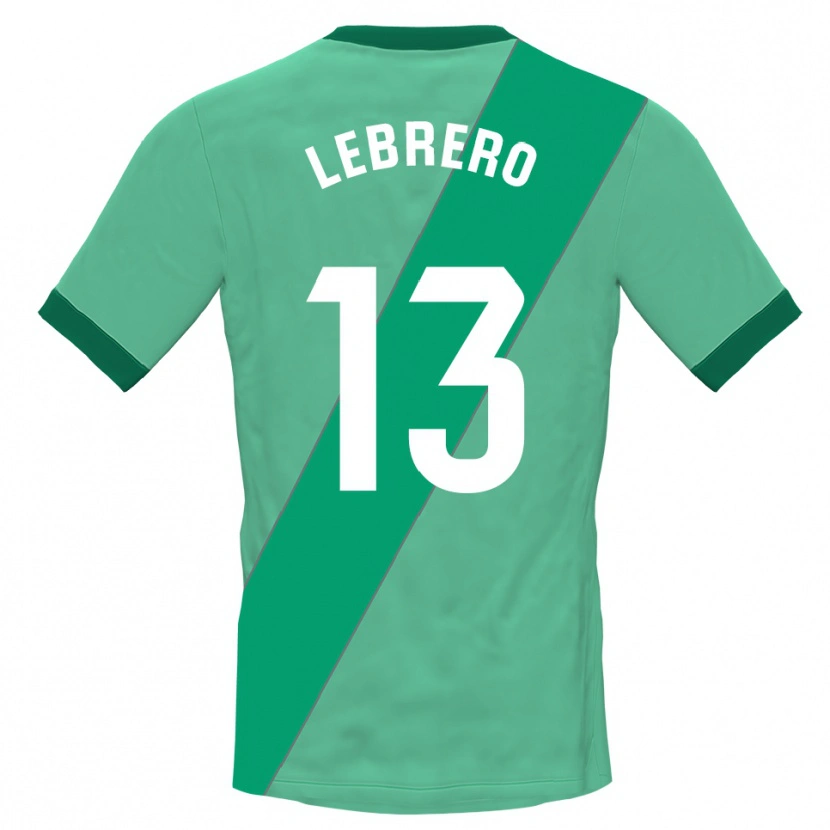 Danxen Kinderen Lucia Lebrero Rodríguez #13 Groen Zwart Keepersshirt 2025/26 T-Shirt