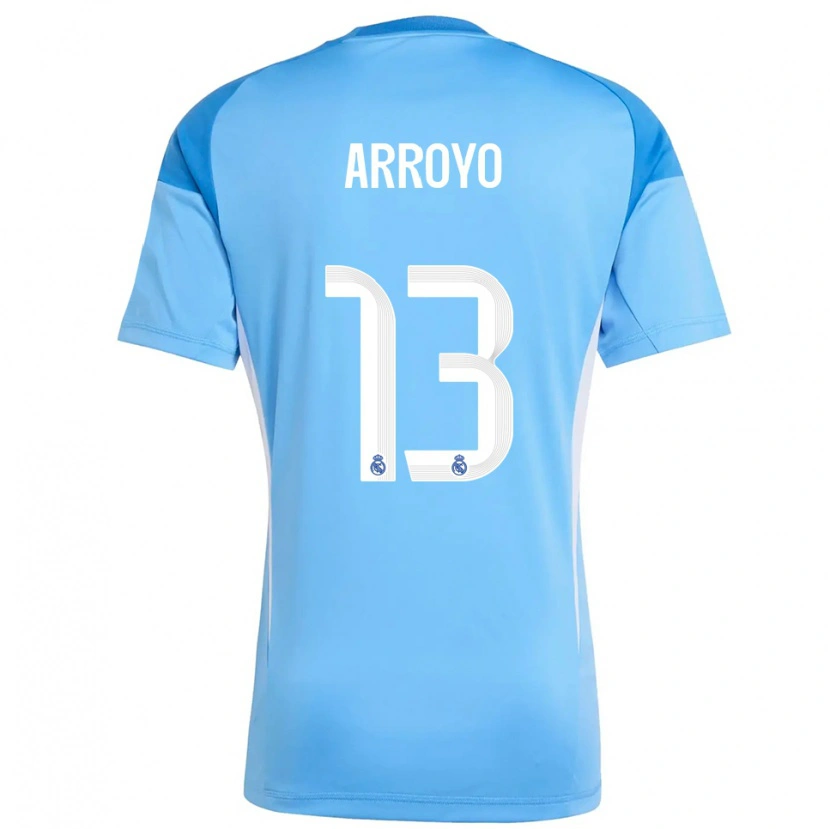 Danxen Kinderen Diego Arroyo #13 Hemelsblauw Wit Keepersshirt 2025/26 T-Shirt