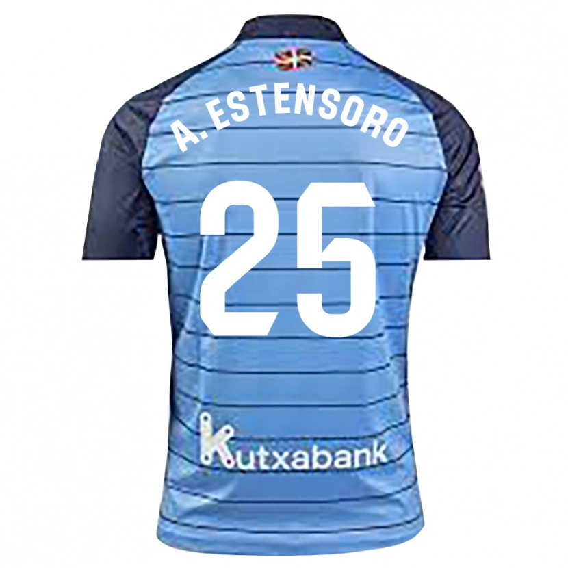 Danxen Kinderen Alazne Estensoro #25 Marineblauw Keepersshirt 2025/26 T-Shirt
