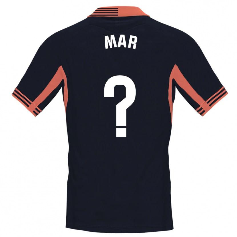 Danxen Kinderen Mar Segarra Casanova #0 Zwart Wit Oranje Keepersshirt 2025/26 T-Shirt