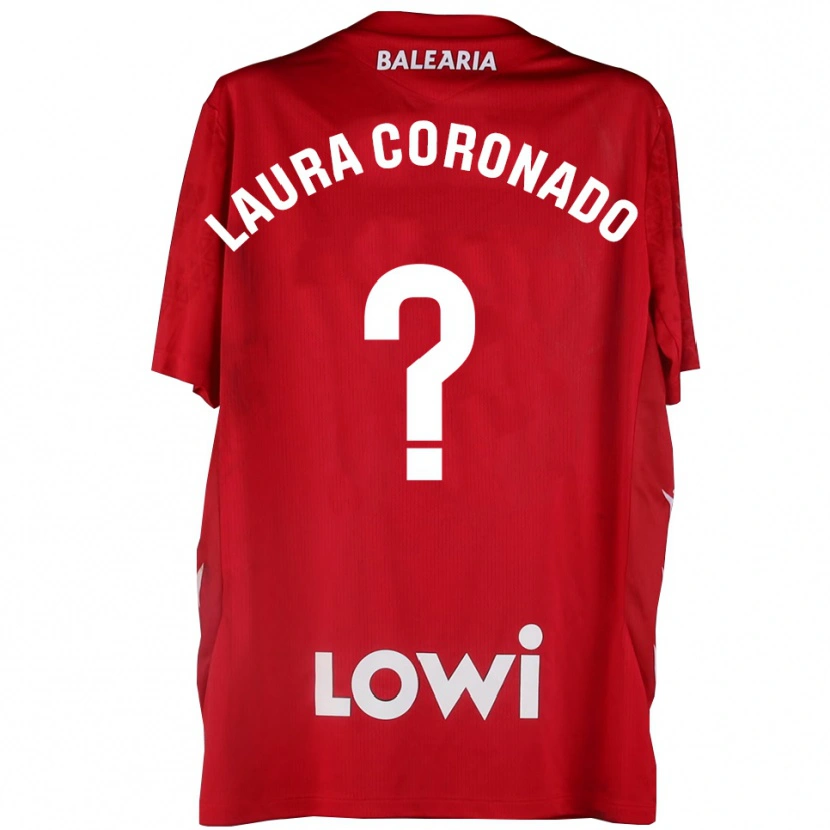 Danxen Kinderen Laura Coronado Vilchez #0 Rood Wit Keepersshirt 2025/26 T-Shirt