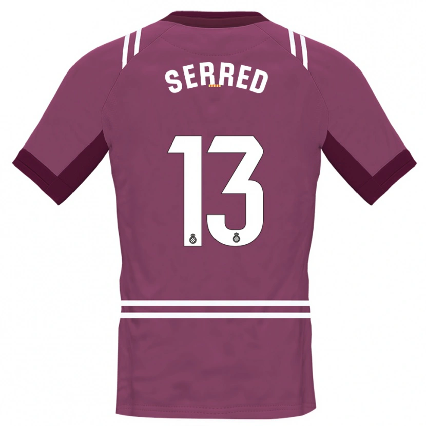 Danxen Kinderen Llorenç Serred #13 Bordeaux Wit Keepersshirt 2025/26 T-Shirt