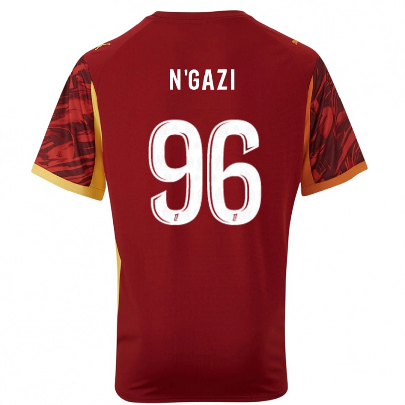 Danxen Kinderen Chloé N'gazi #96 Bordeaux Bruin Keepersshirt 2025/26 T-Shirt