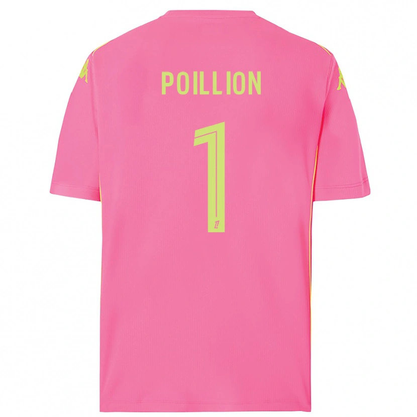 Danxen Kinderen Noé Poillion #1 Hot Pink Keepersshirt 2025/26 T-Shirt