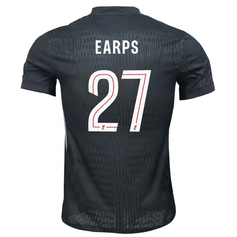 Danxen Kinderen Mary Earps #27 Donkergrijs Zwart Keepersshirt 2025/26 T-Shirt