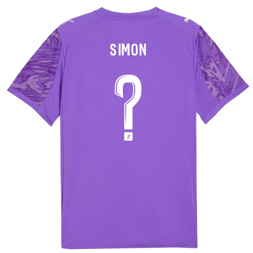 Danxen Kinderen Jules Simon #0 Orchidee Wit Keepersshirt 2025/26 T-Shirt