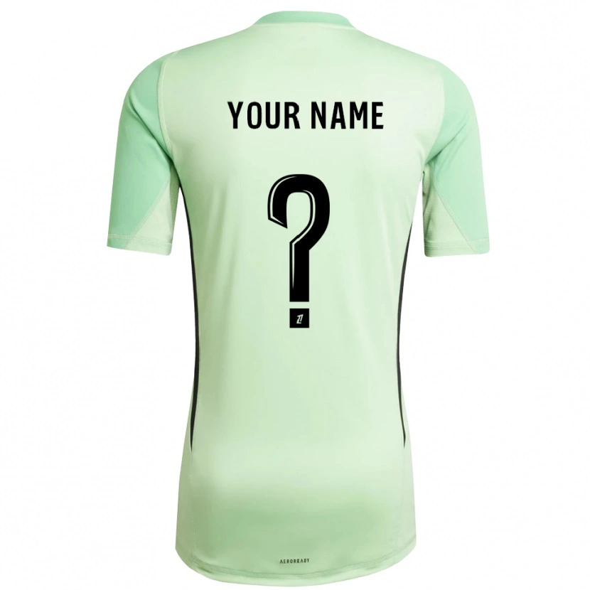 Danxen Kinderen RC Strasbourg Lichtgroen Zwart Keepersshirt 2025/26 T-Shirt