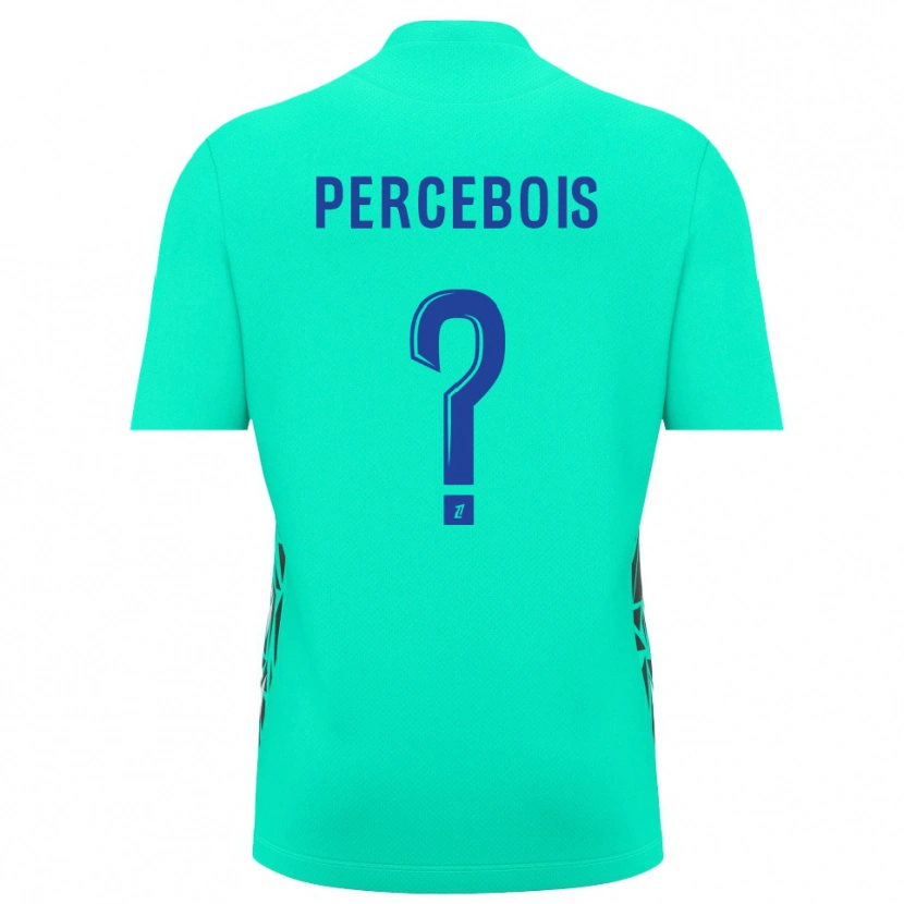 Danxen Kinderen Marie Percebois #0 Aquamarijn Blauw Keepersshirt 2025/26 T-Shirt