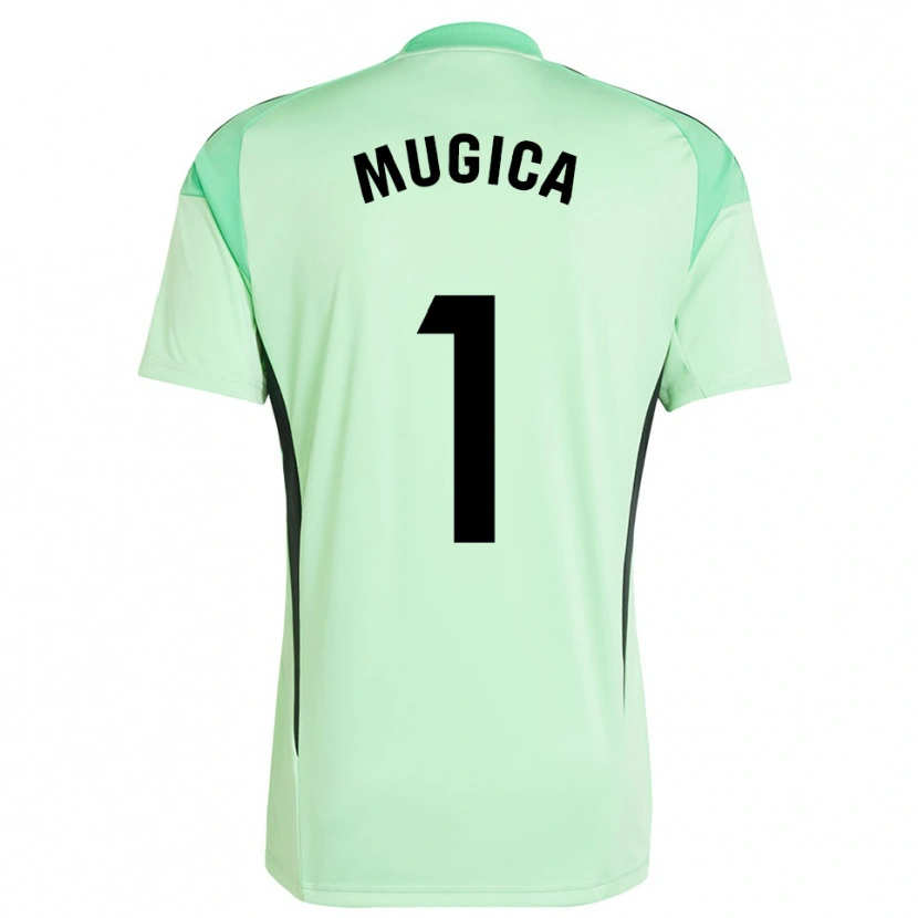 Danxen Kinderen Juan Múgica #1 Licht Oranje Zwart Keepersshirt 2025/26 T-Shirt