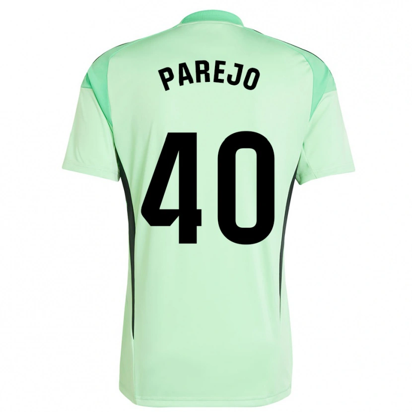 Danxen Kinderen Jesús Parejo #40 Licht Oranje Zwart Keepersshirt 2025/26 T-Shirt