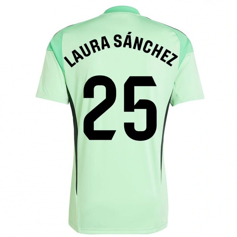Danxen Kinderen Laura Sánchez Comuñas #25 Licht Oranje Zwart Keepersshirt 2025/26 T-Shirt