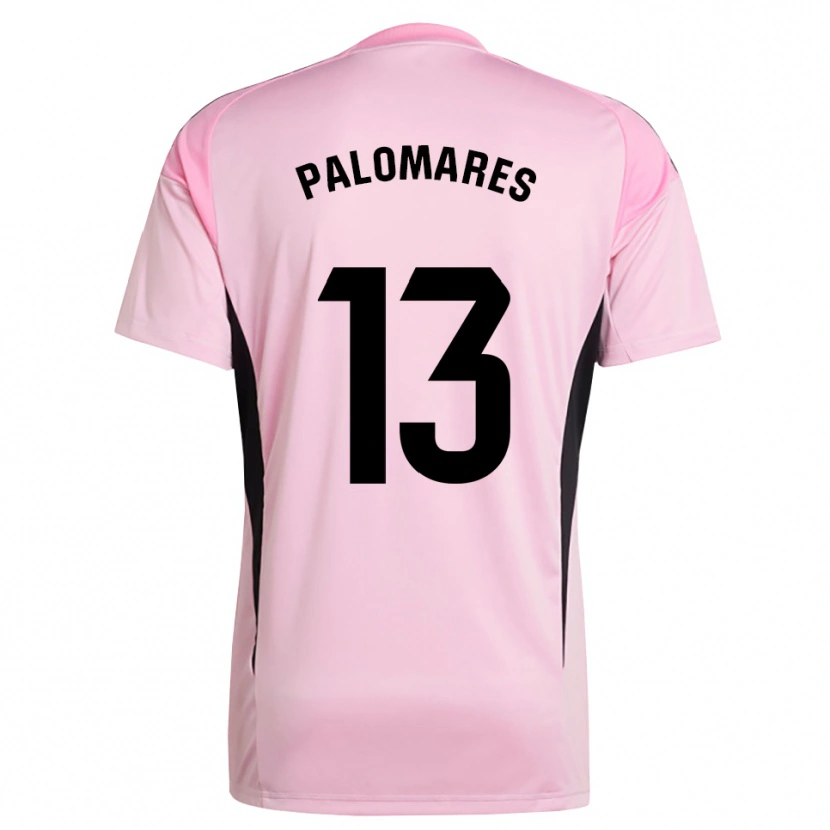 Danxen Kinderen Juanpa Palomares #13 Roze Zwart Keepersshirt 2025/26 T-Shirt