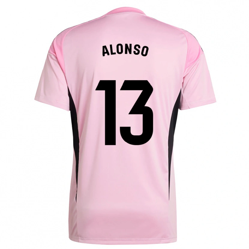 Danxen Kinderen Maikel Alonso #13 Roze Zwart Keepersshirt 2025/26 T-Shirt