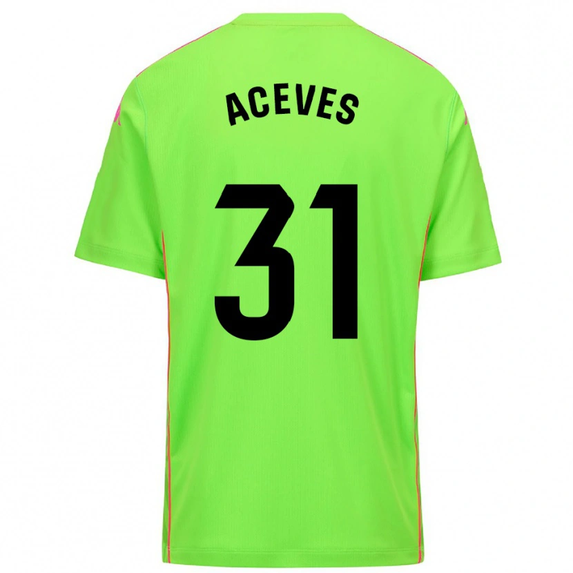 Danxen Kinderen Álvaro Aceves #31 Lirme Diep Roze Keepersshirt 2025/26 T-Shirt