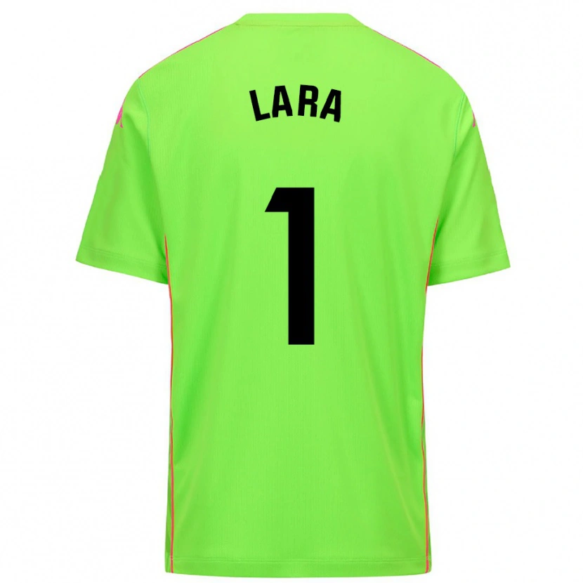 Danxen Kinderen Lara Lara De Las Heras Coello #1 Lirme Diep Roze Keepersshirt 2025/26 T-Shirt