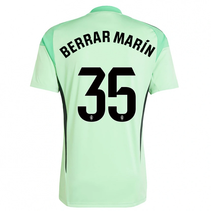 Danxen Kinderen Sergio Berrar #35 Middelgroen Keepersshirt 2025/26 T-Shirt