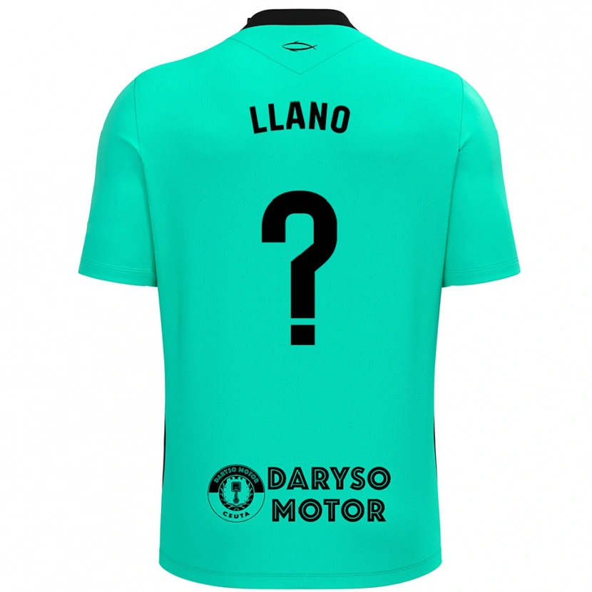 Danxen Kinderen Guillermo Llano #0 Turquoise Zwart Keepersshirt 2025/26 T-Shirt