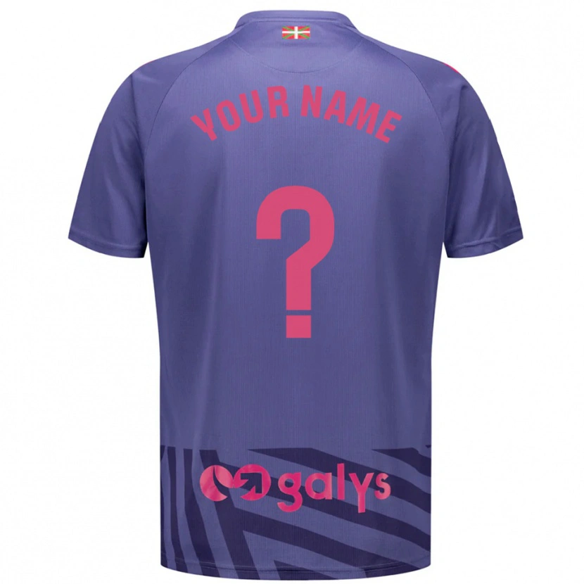 Danxen Kinderen SD Eibar Blauw Grijs Paars Keepersshirt 2025/26 T-Shirt