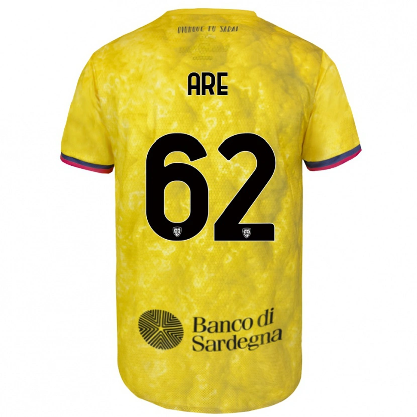 Danxen Kinderen Emmanuele Are #62 Geel Zwart Keepersshirt 2025/26 T-Shirt