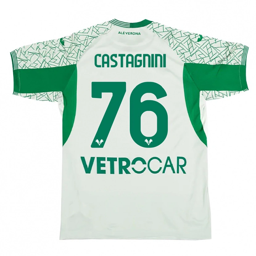 Danxen Kinderen Mirko Castagnini #76 Groen Rood Keepersshirt 2025/26 T-Shirt