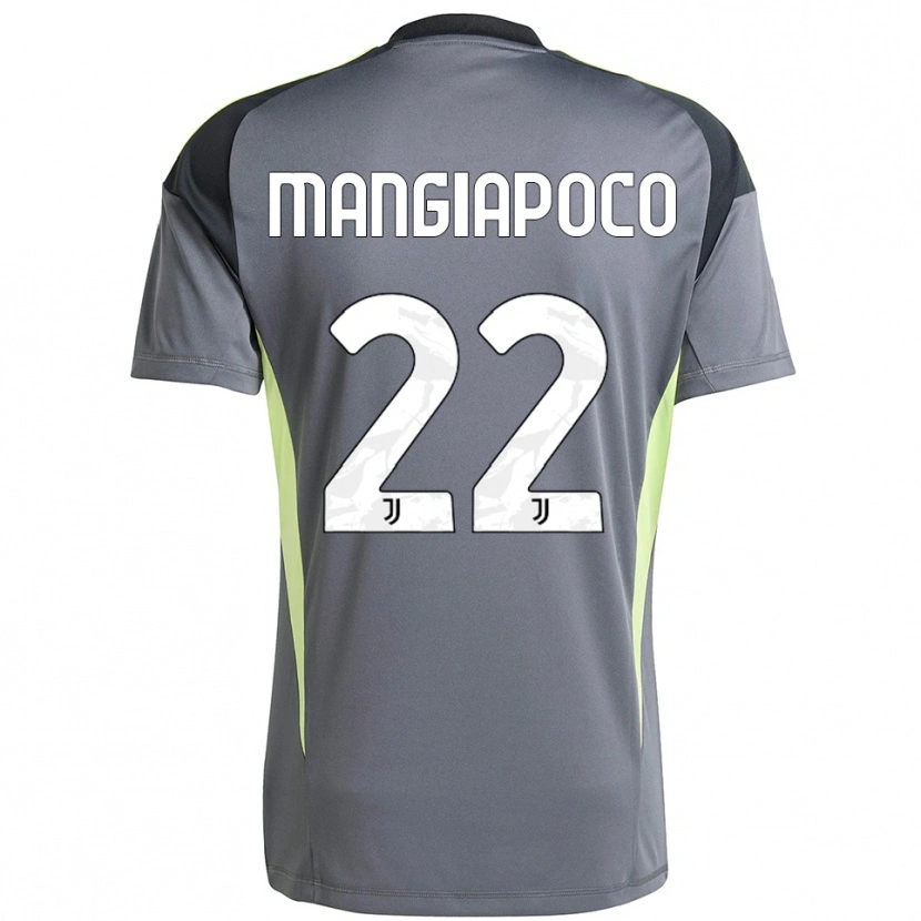 Danxen Kinderen Stefano Mangiapoco #22 Donkergrijs Wit Keepersshirt 2025/26 T-Shirt