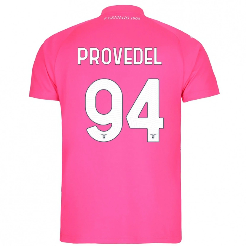 Danxen Kinderen Ivan Provedel #94 Diep Roze Keepersshirt 2025/26 T-Shirt